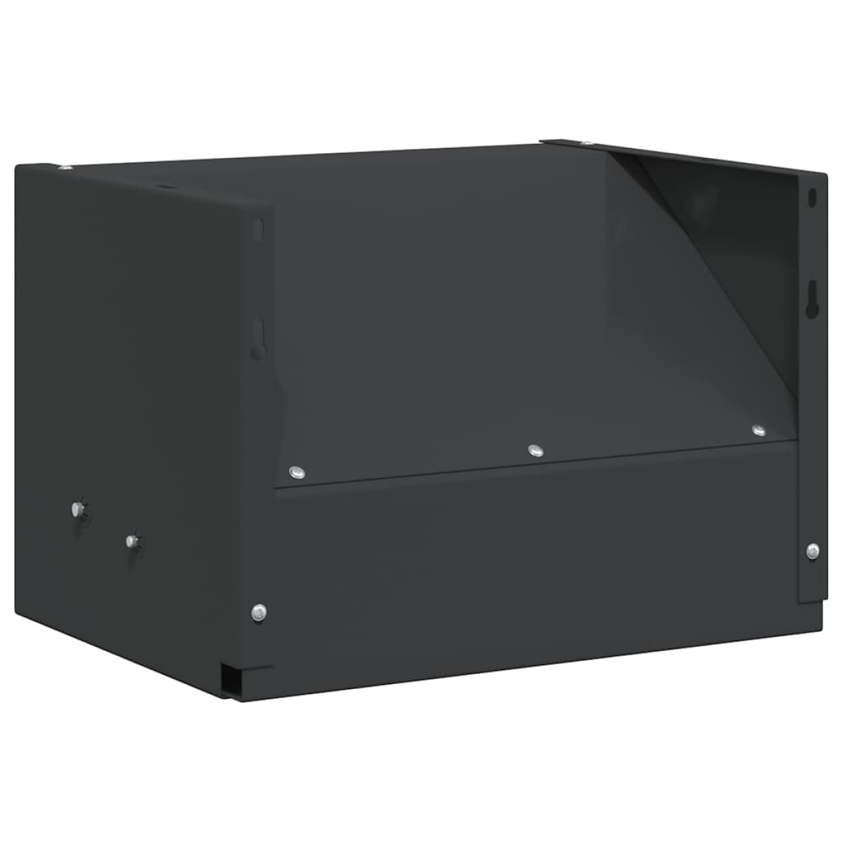 vidaXL Κουτί Παγίδας Σφαιρών Μαύρο 29 x 22 x 20 εκ Ατσάλι