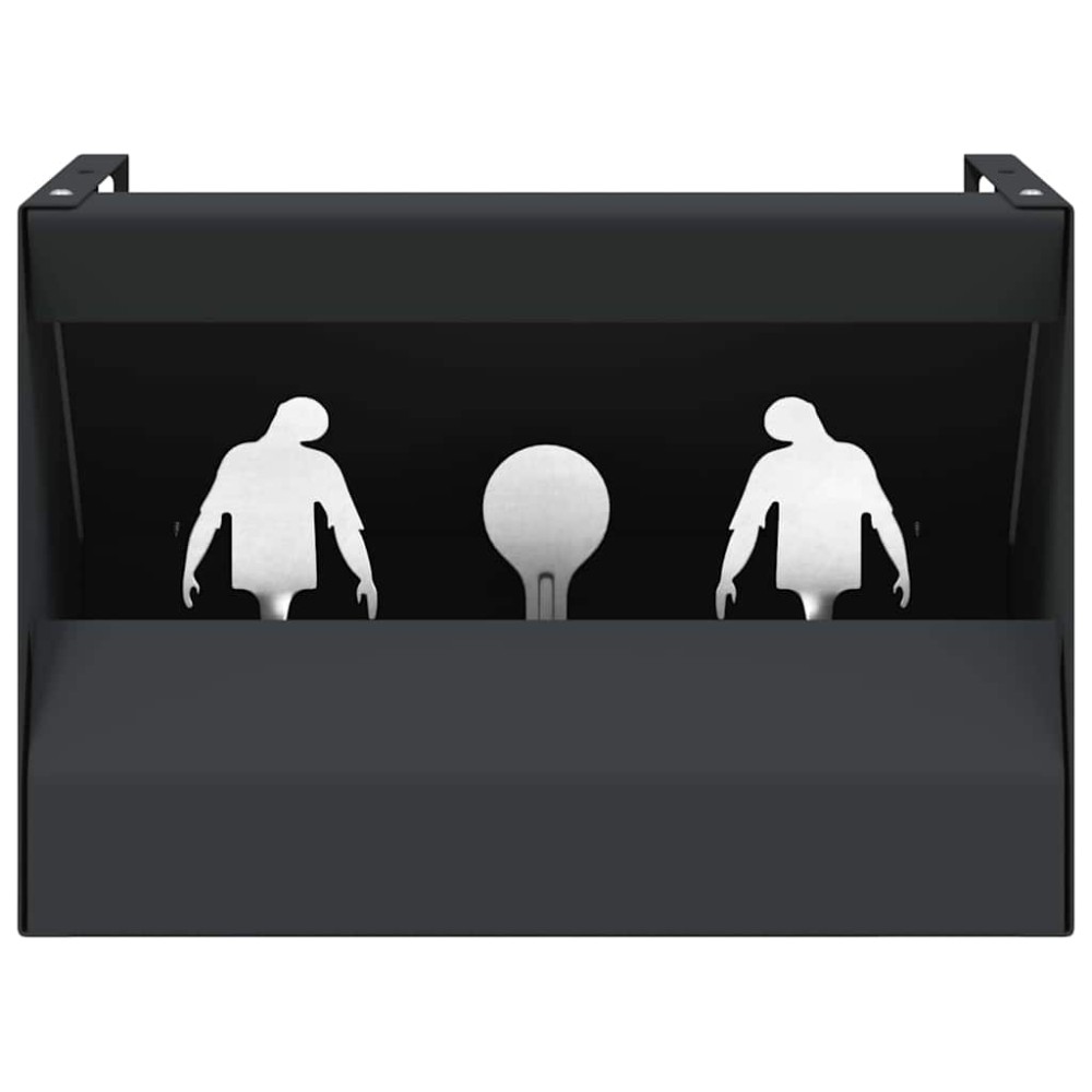 vidaXL Κουτί Παγίδας Σφαιρών Μαύρο 29 x 22 x 20 εκ Ατσάλι