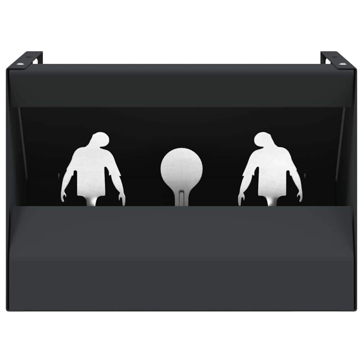 vidaXL Κουτί Παγίδας Σφαιρών Μαύρο 29 x 22 x 20 εκ Ατσάλι
