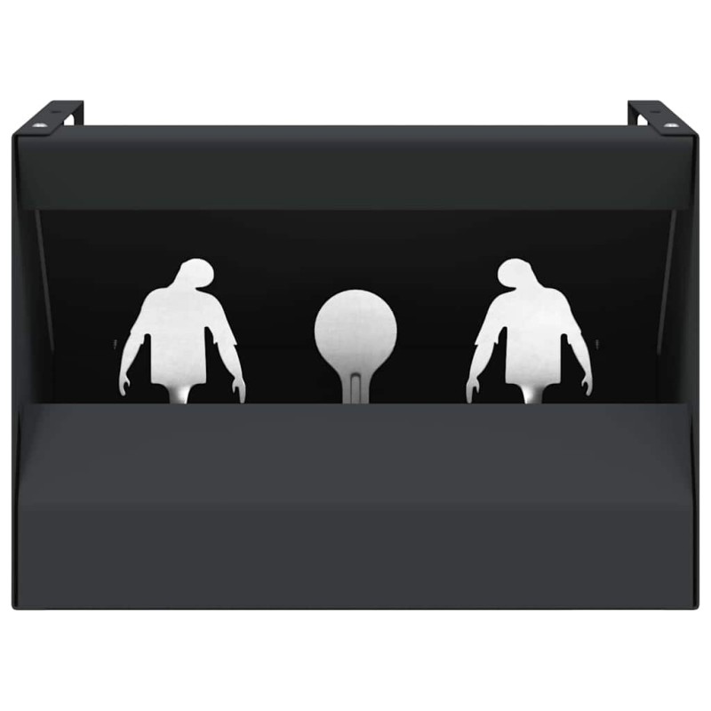 vidaXL Κουτί Παγίδας Σφαιρών Μαύρο 29 x 22 x 20 εκ Ατσάλι