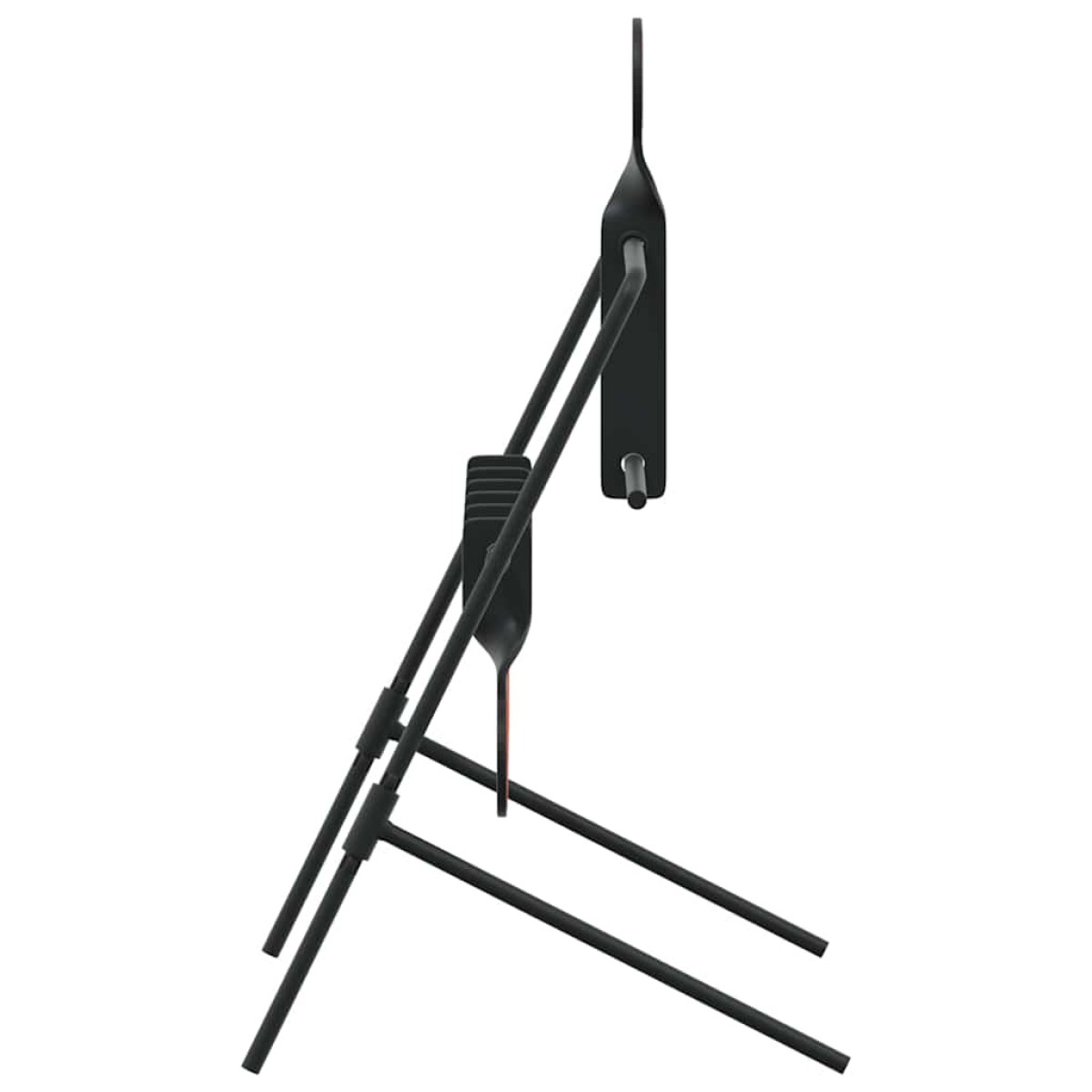 vidaXL Στόχος επαναφοράς Μαύρο 38 x 20 x 33.5 εκ Ατσάλι