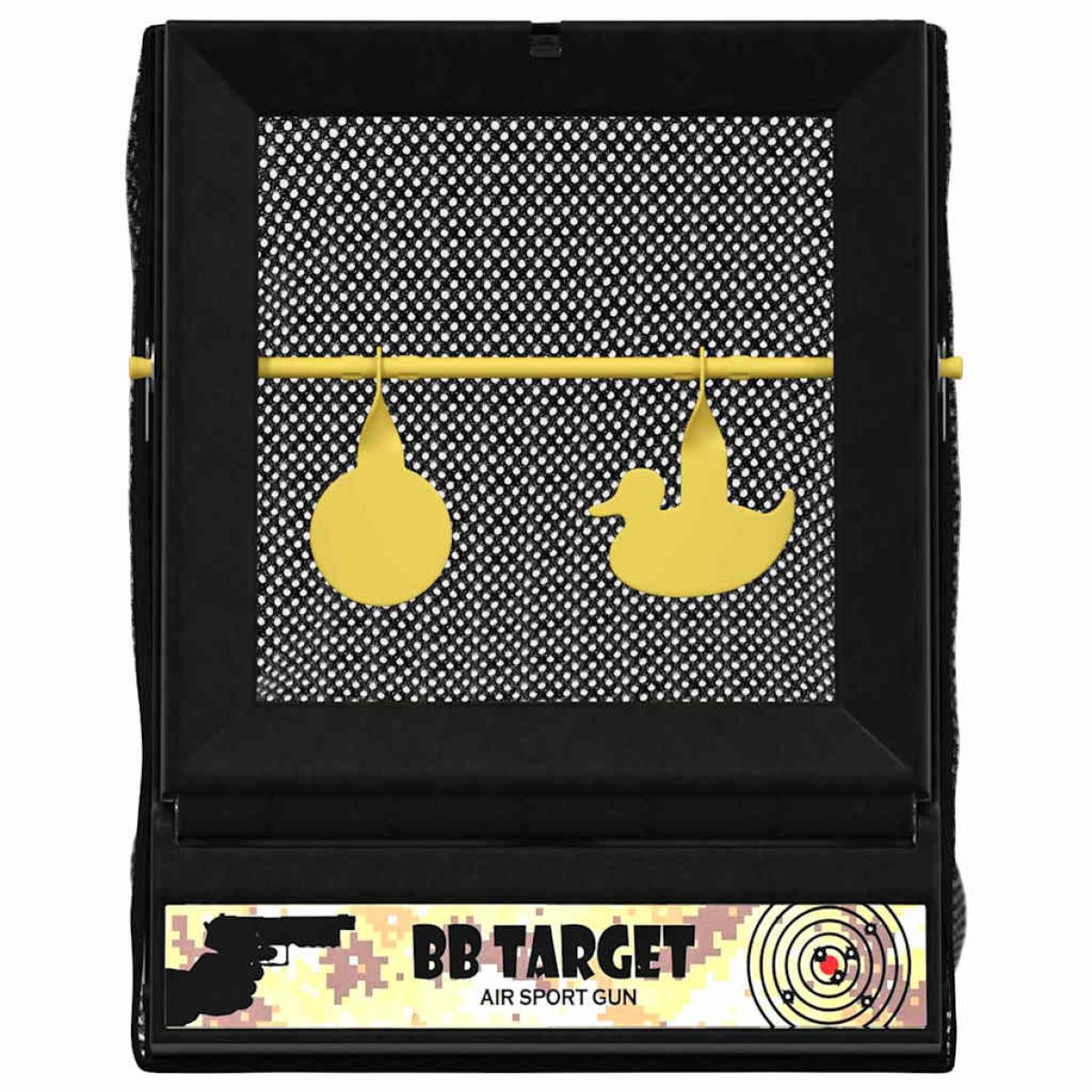 vidaXL Στόχος Airsoft Μαύρο 19 x 26 x 25 εκ Πλαστικό