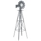 vidaXL Ανεμόμυλος Γκρι 84 x 68 x 245 εκ. Σίδερο
