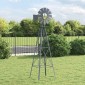 vidaXL Ανεμόμυλος Γκρι 84 x 68 x 245 εκ. Σίδερο