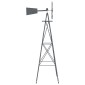 vidaXL Ανεμόμυλος Γκρι 84 x 68 x 245 εκ. Σίδερο