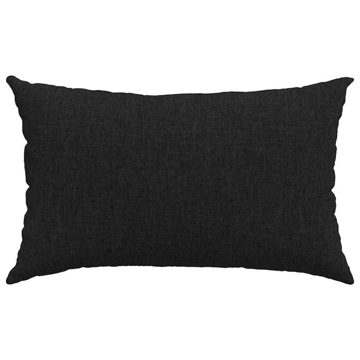 vidaXL Μαξιλάρι Καναπέ 2 τμχ. ύφασμα Μαύρο 50 x 30 cm