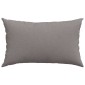 vidaXL Μαξιλάρι Καναπέ 2 τμχ. ύφασμα Taupe 50 x 30 cm