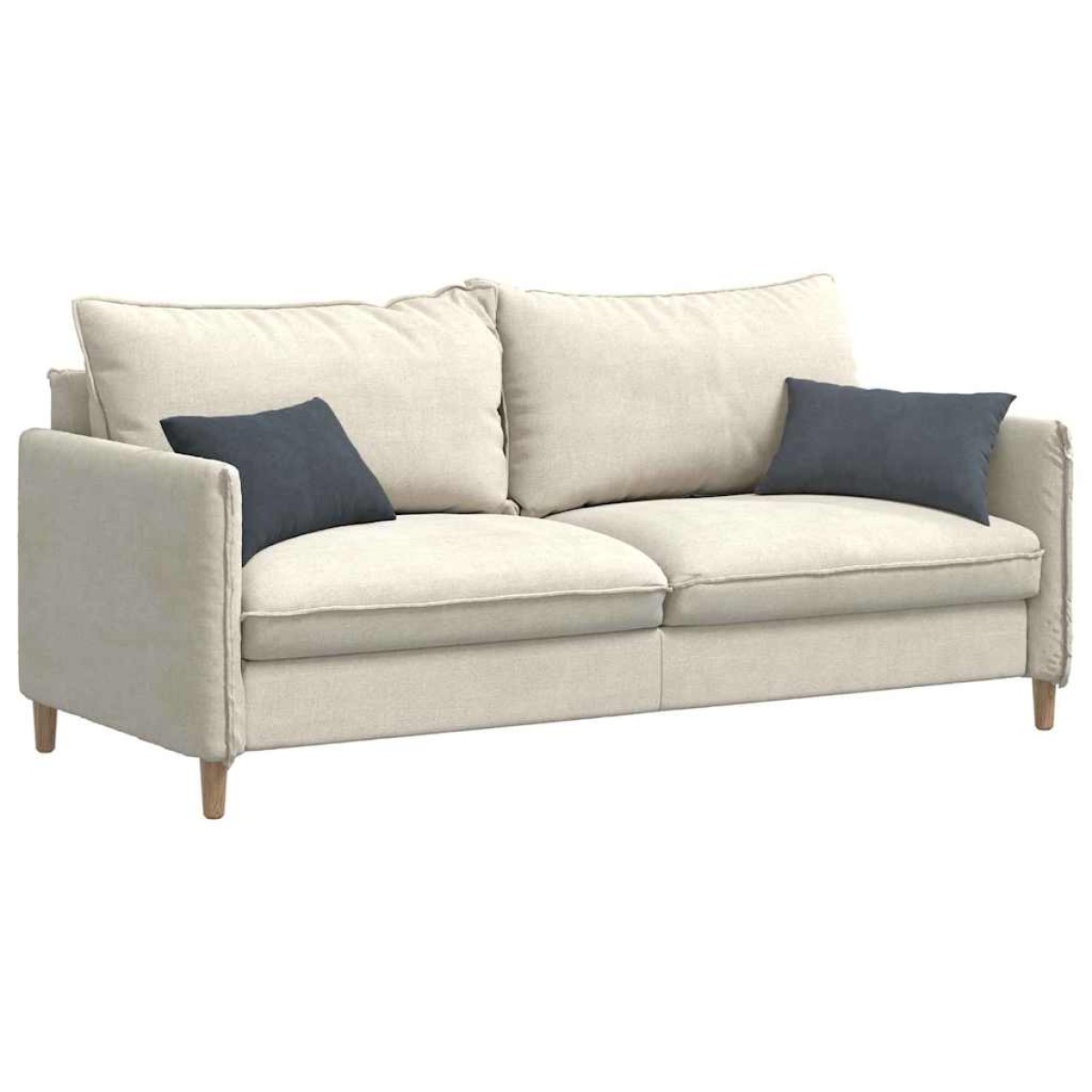 vidaXL Μαξιλάρι Καναπέ 2 pcs Σκούρο γκρι 50 x 30 cm