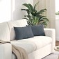 vidaXL Μαξιλάρι Καναπέ 2 pcs Σκούρο γκρι 50 x 30 cm