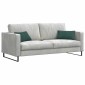vidaXL Μαξιλάρι Καναπέ 2 pcs Σκούρο πράσινο 50 x 30 cm