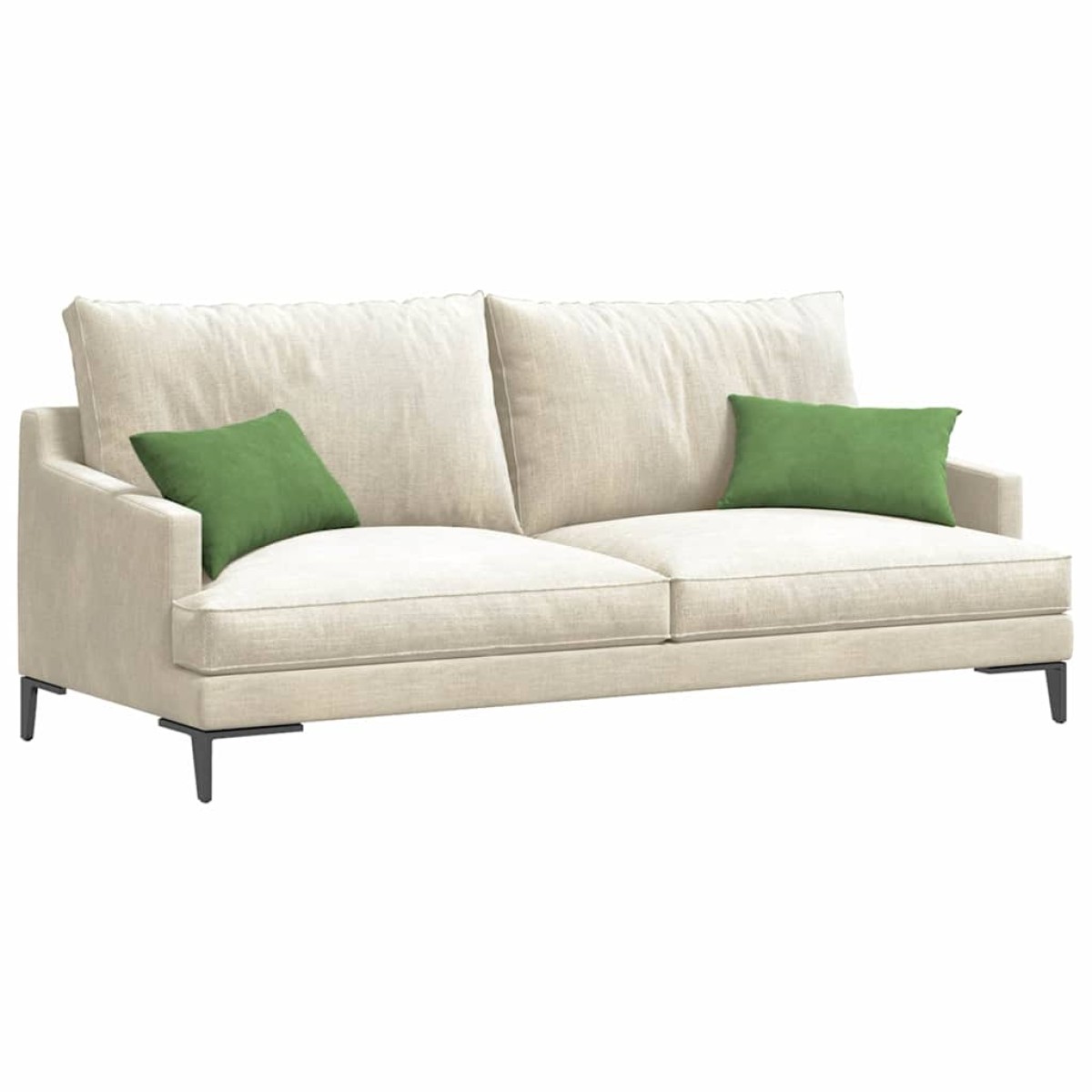 vidaXL Μαξιλάρι Καναπέ 2 pcs Ανοιχτό πράσινο 50 x 30 cm
