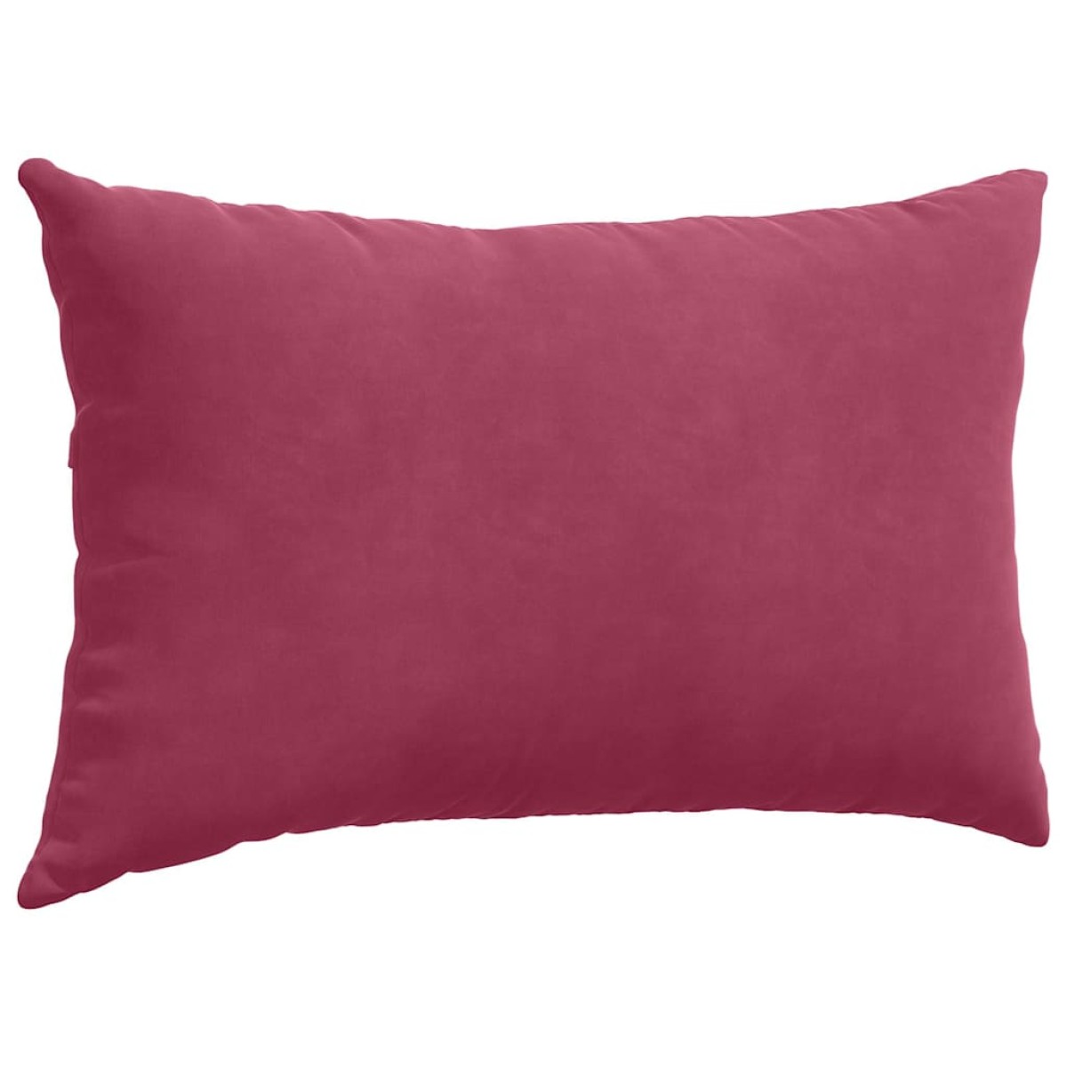 vidaXL Μαξιλάρι Καναπέ 2 pcs Μπορντό 50 x 30 cm Υφασμάτινο Κορντουρά