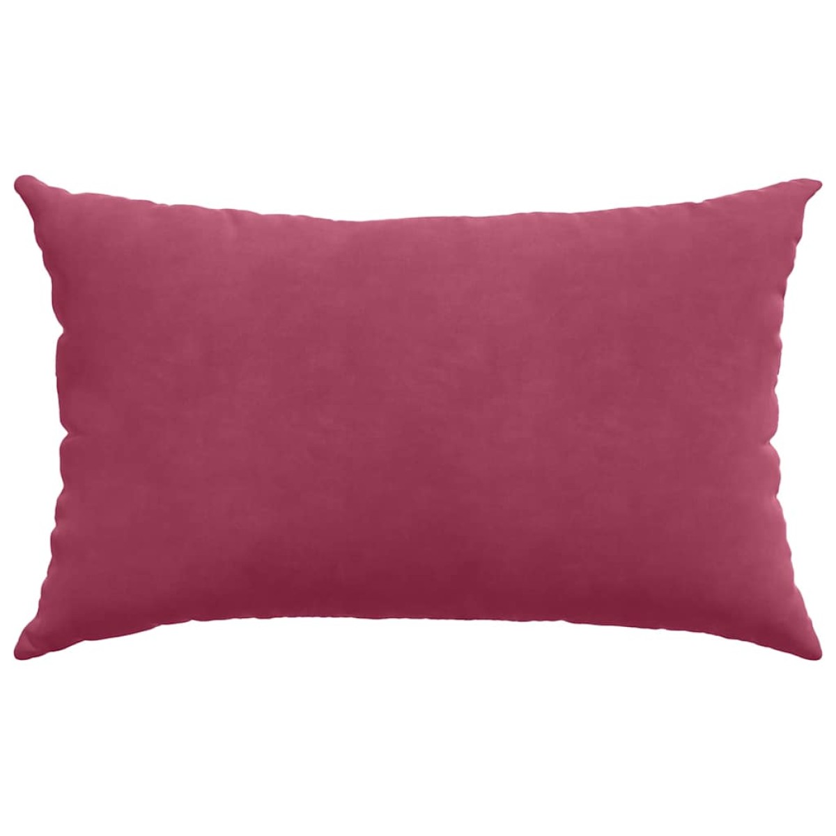 vidaXL Μαξιλάρι Καναπέ 2 pcs Μπορντό 50 x 30 cm Υφασμάτινο Κορντουρά