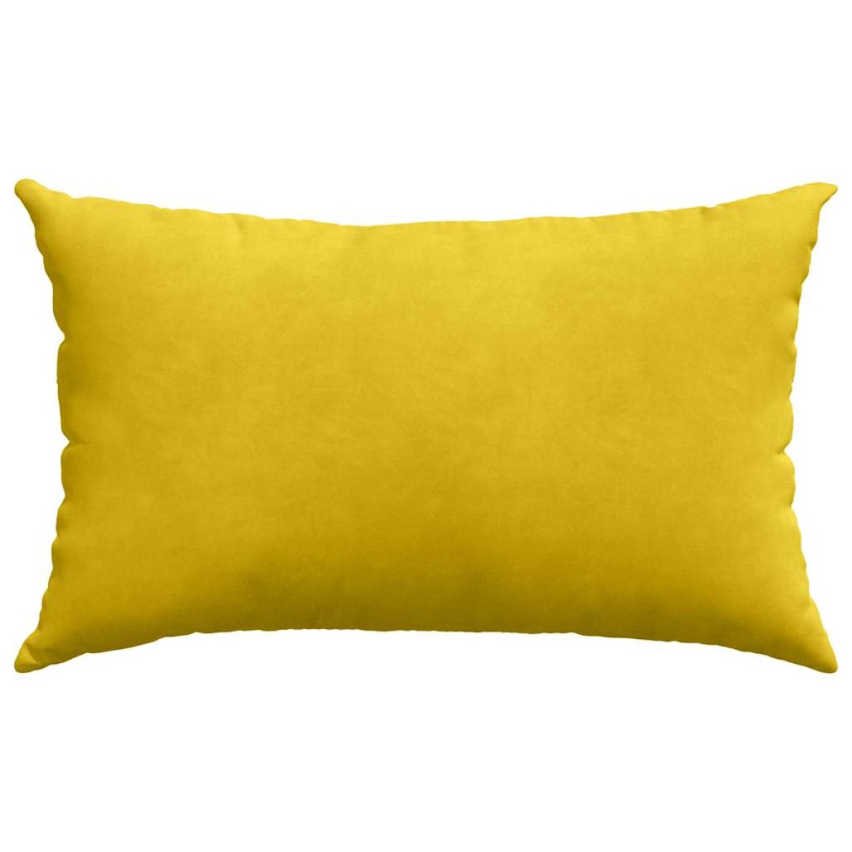 vidaXL Μαξιλάρι Καναπέ 2 pcs Κίτρινο 50 x 30 cm Υφασμάτινο Κορντουρά