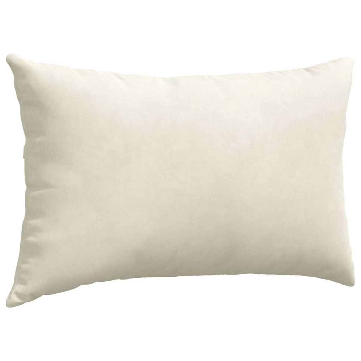 vidaXL Μαξιλάρι Καναπέ 2 pcs Κρεμ 50 x 30 cm Υφασμάτινο Κορντουρά