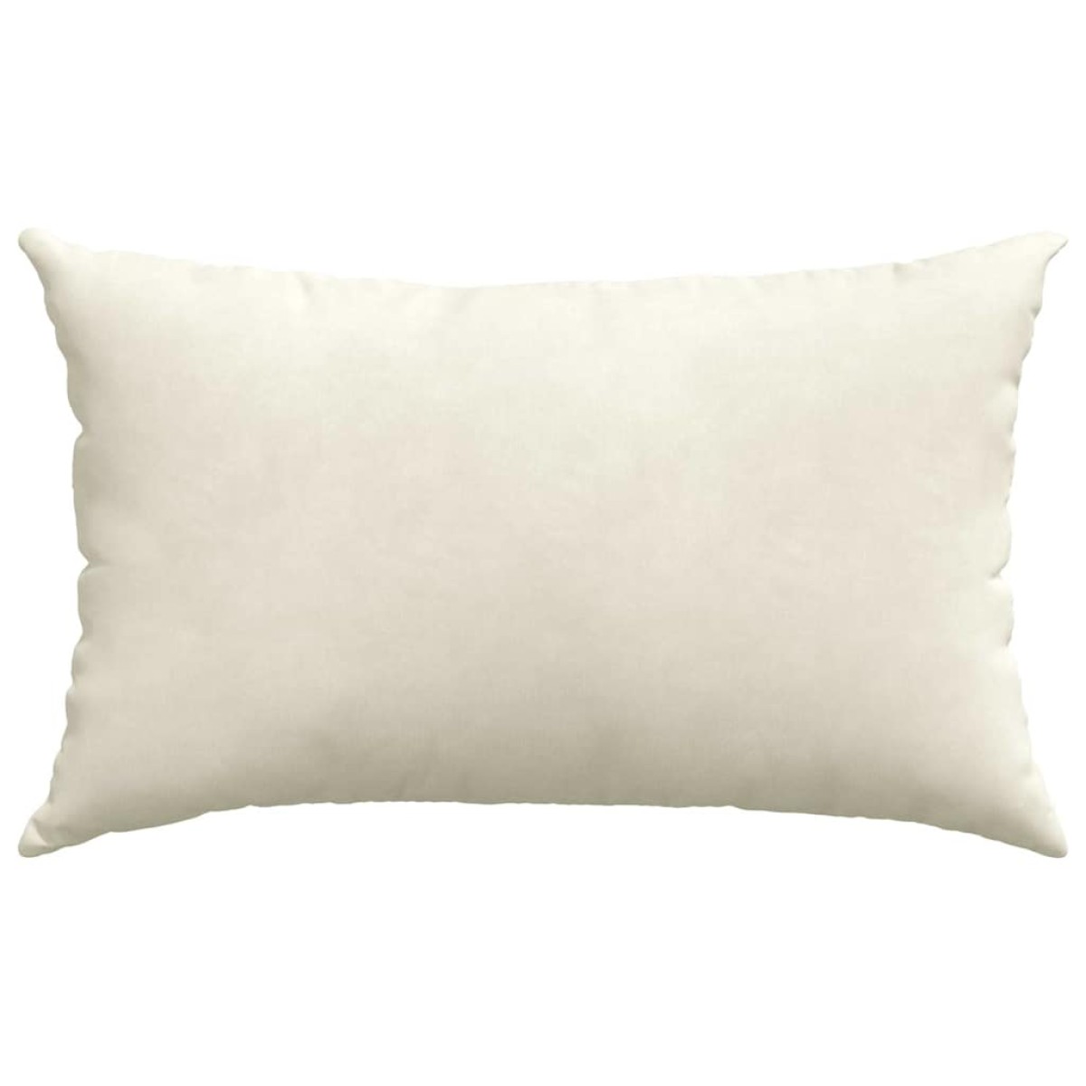 vidaXL Μαξιλάρι Καναπέ 2 pcs Κρεμ 50 x 30 cm Υφασμάτινο Κορντουρά