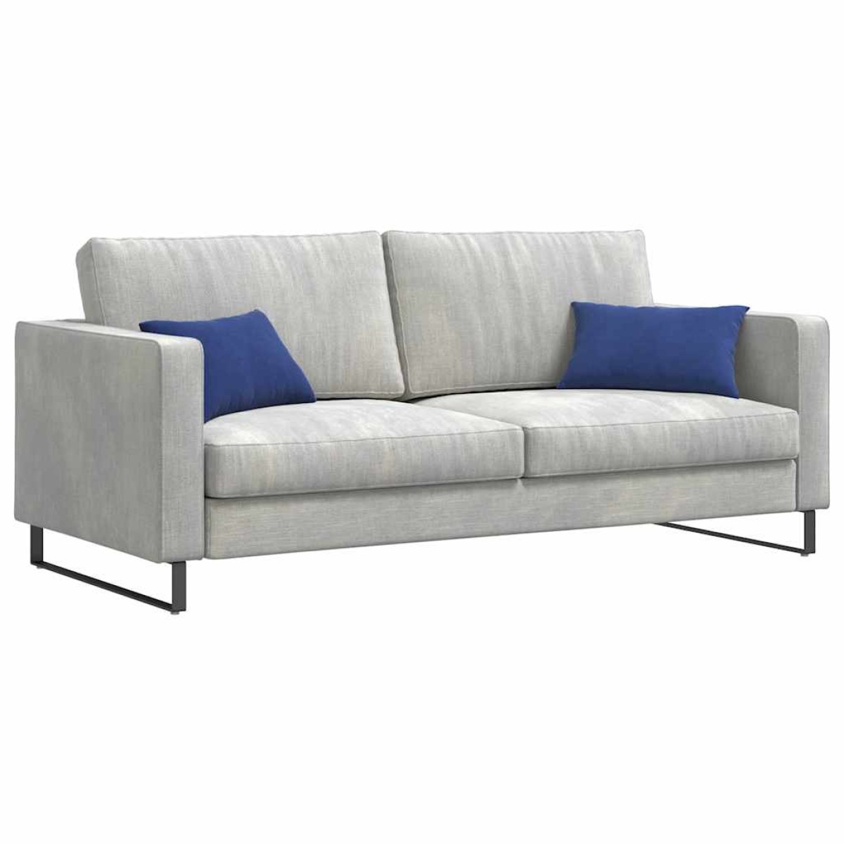 vidaXL Μαξιλάρι Καναπέ 2 pcs Μπλε Αστυνομίας 50 x 30 cm