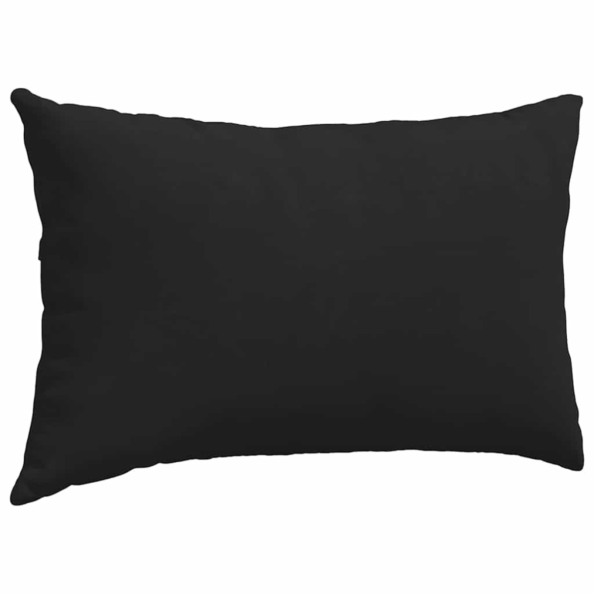 vidaXL Μαξιλάρι Καναπέ 2 pcs Μαύρο 50 x 30 cm ύφασμα