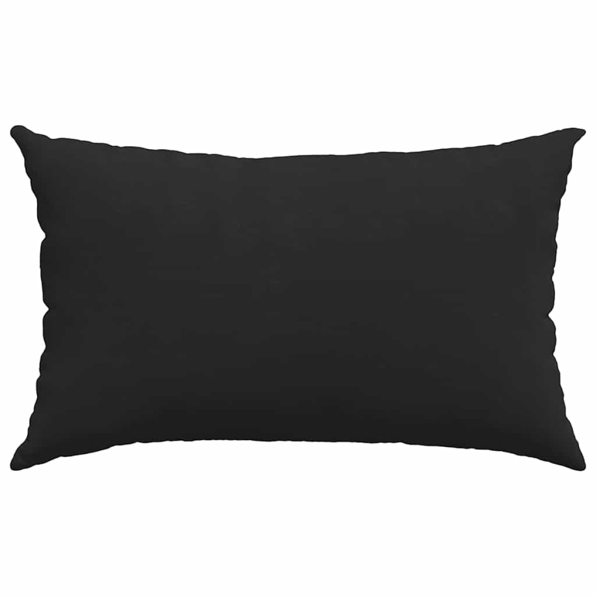 vidaXL Μαξιλάρι Καναπέ 2 pcs Μαύρο 50 x 30 cm ύφασμα