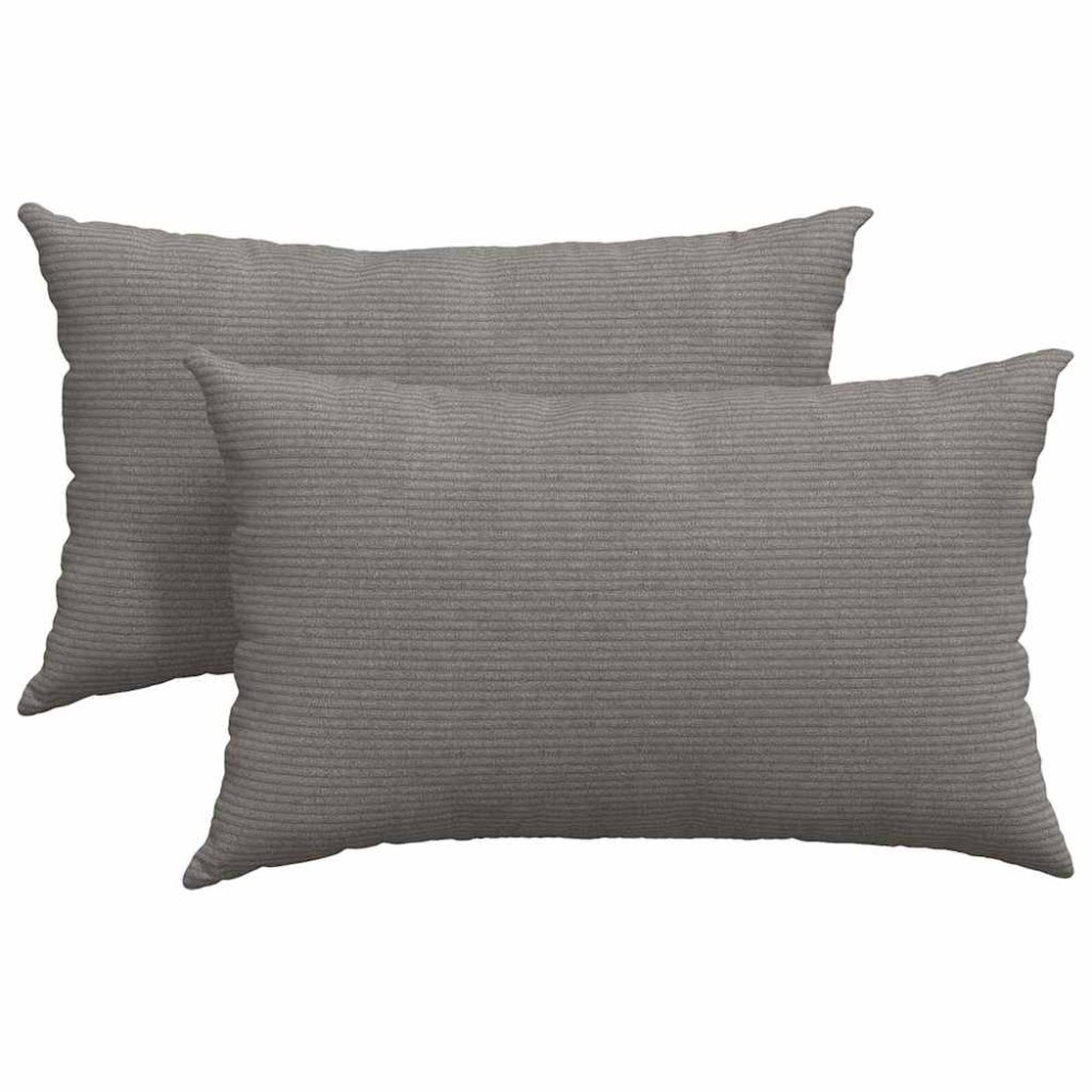 vidaXL Μαξιλάρι Καναπέ 2 pcs Ανοιχτό γκρι 50 x 30 cm
