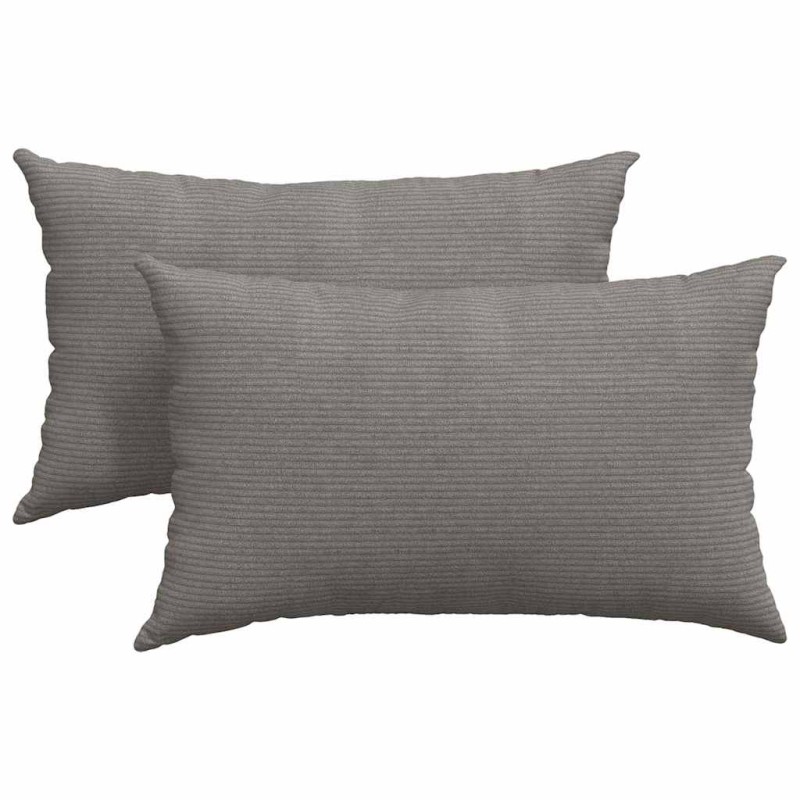 vidaXL Μαξιλάρι Καναπέ 2 pcs Ανοιχτό γκρι 50 x 30 cm