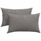 vidaXL Μαξιλάρι Καναπέ 2 pcs Ανοιχτό γκρι 50 x 30 cm