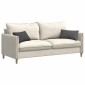 vidaXL Μαξιλάρι Καναπέ 2 pcs Σκούρο Γκρι 50 x 30 cm