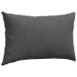 vidaXL Μαξιλάρι Καναπέ 2 pcs Σκούρο Γκρι 50 x 30 cm