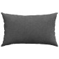 vidaXL Μαξιλάρι Καναπέ 2 pcs Σκούρο Γκρι 50 x 30 cm