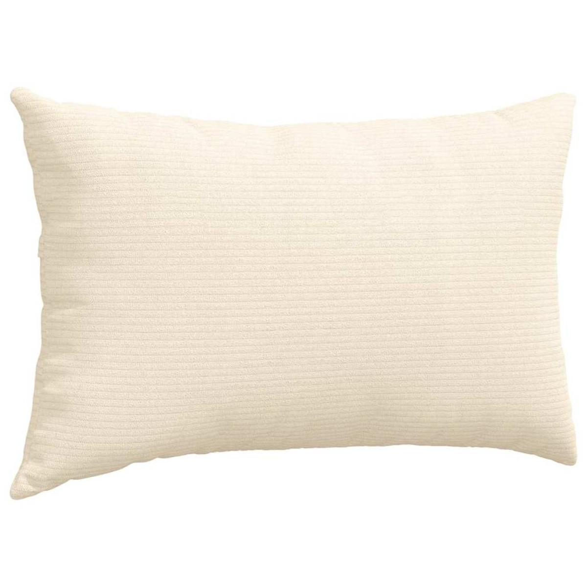 vidaXL Μαξιλάρι Καναπέ 2 pcs Κρεμ 50 x 30 cm Υφασμάτινο Κορντουρά