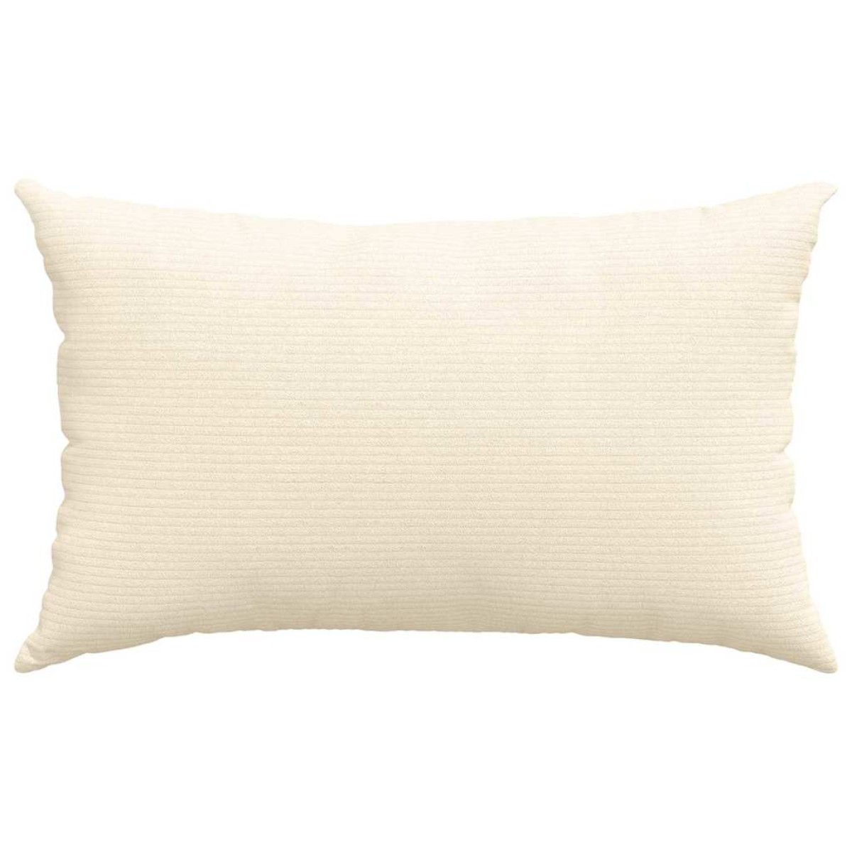 vidaXL Μαξιλάρι Καναπέ 2 pcs Κρεμ 50 x 30 cm Υφασμάτινο Κορντουρά