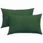 vidaXL Μαξιλάρι Καναπέ 2 pcs Σκούρο Πράσινο 50 x 30 cm
