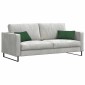 vidaXL Μαξιλάρι Καναπέ 2 pcs Σκούρο Πράσινο 50 x 30 cm