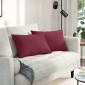 vidaXL Μαξιλάρι Καναπέ 2 τμχ. ύφασμα Κόκκινο 60 x 40 cm