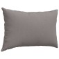 vidaXL Μαξιλάρι Καναπέ 2 τμχ. ύφασμα Taupe 60 x 40 cm