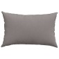 vidaXL Μαξιλάρι Καναπέ 2 τμχ. ύφασμα Taupe 60 x 40 cm