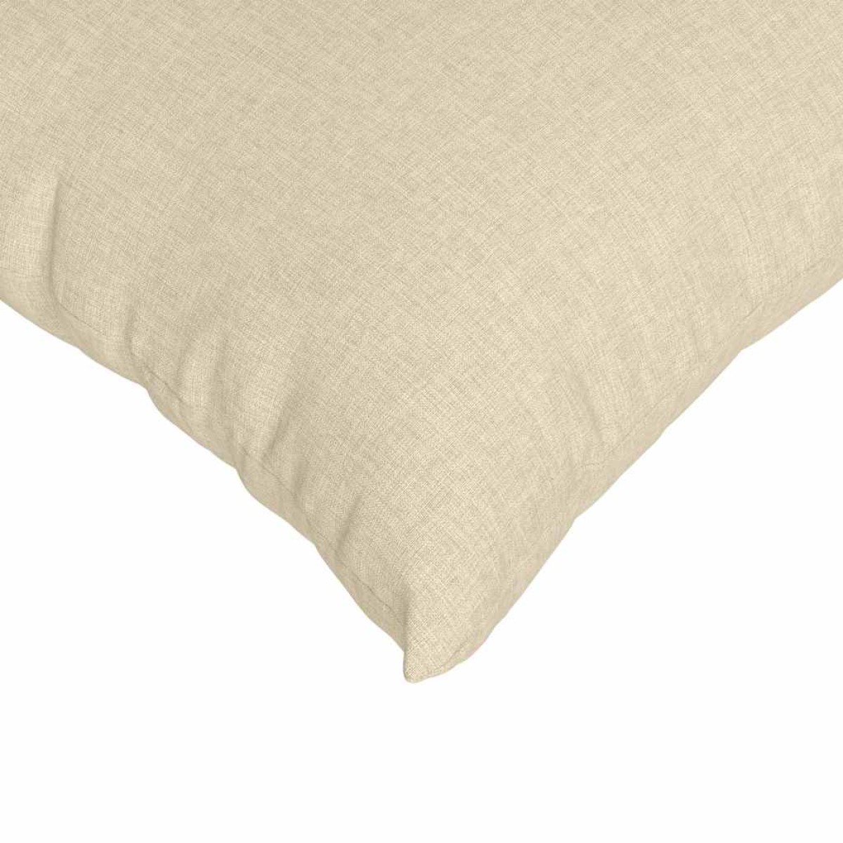 vidaXL Μαξιλάρι Καναπέ 2 τμχ. ύφασμα Κρεμ 60 x 40 cm