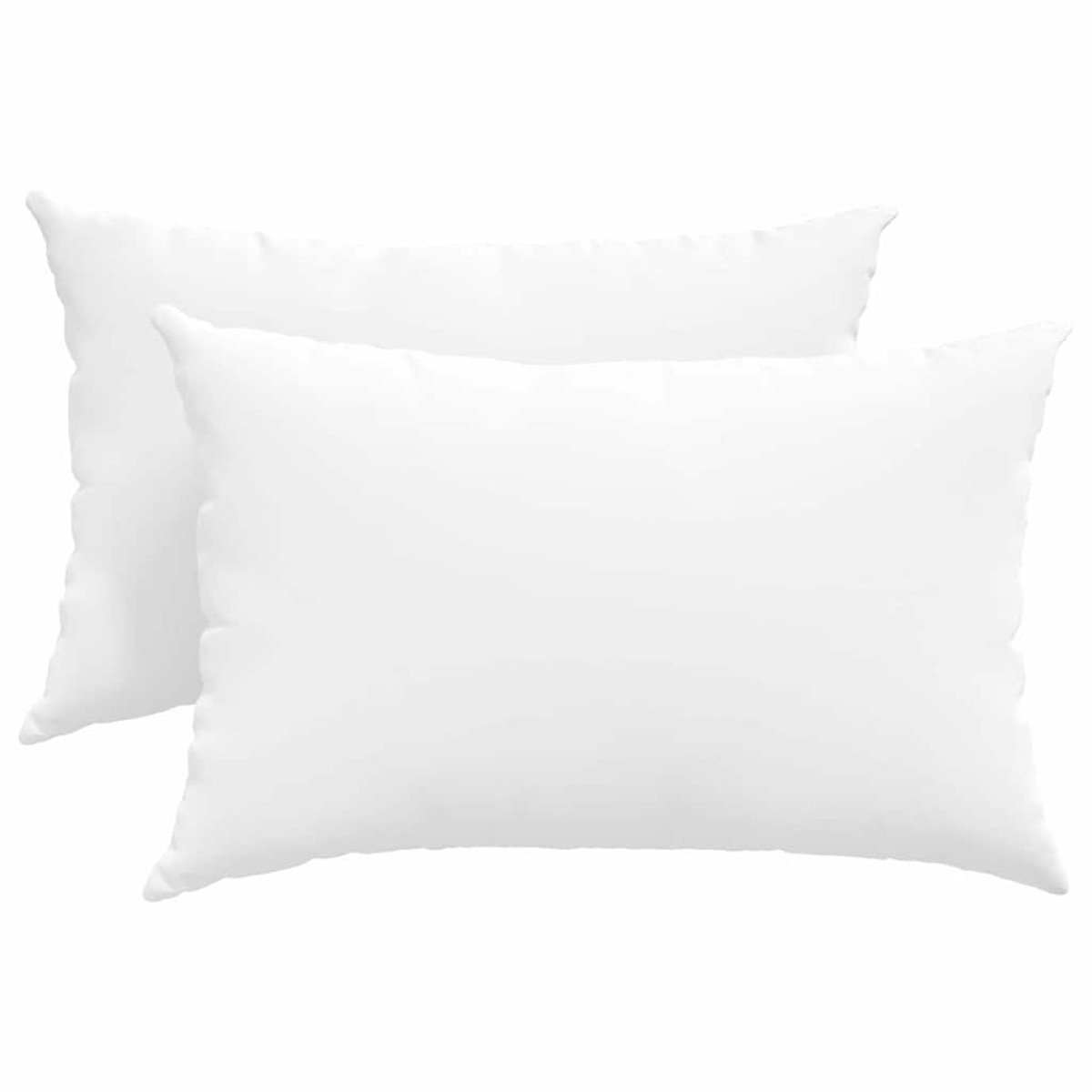vidaXL Μαξιλάρι Καναπέ 2 τμχ. ύφασμα Λευκό 60 x 40 cm
