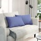 vidaXL Μαξιλάρι Καναπέ 2 τμχ. ύφασμα Μπλε τζην 60 x 40 cm