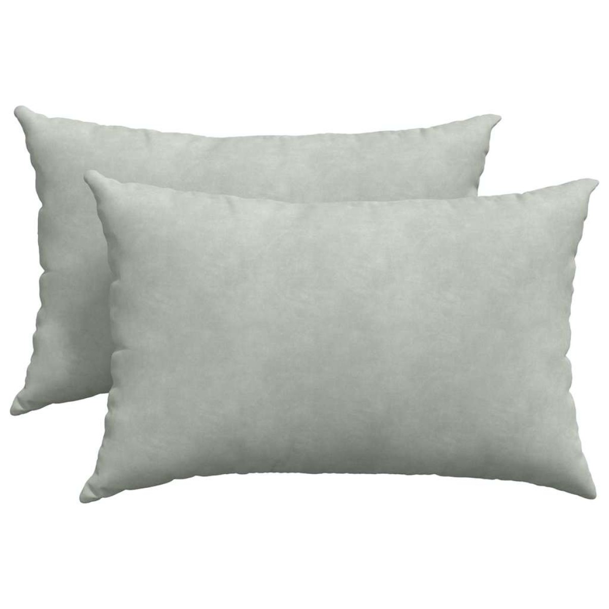 vidaXL Μαξιλάρι Καναπέ 2 pcs Ανοιχτό γκρι 60 x 40 cm