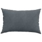 vidaXL Μαξιλάρι Καναπέ 2 pcs Σκούρο γκρι 60 x 40 cm