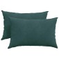 vidaXL Μαξιλάρι Καναπέ 2 pcs Σκούρο πράσινο 60 x 40 cm