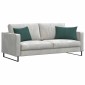 vidaXL Μαξιλάρι Καναπέ 2 pcs Σκούρο πράσινο 60 x 40 cm