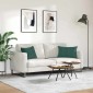 vidaXL Μαξιλάρι Καναπέ 2 pcs Σκούρο πράσινο 60 x 40 cm