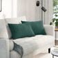vidaXL Μαξιλάρι Καναπέ 2 pcs Σκούρο πράσινο 60 x 40 cm
