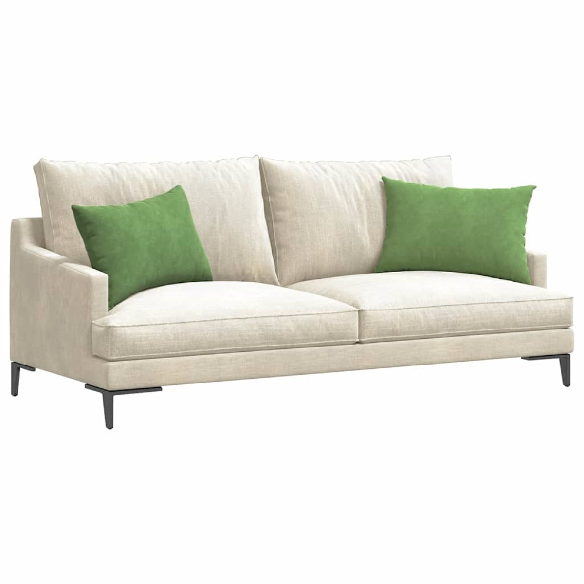 vidaXL Μαξιλάρι Καναπέ 2 pcs Ανοιχτό πράσινο 60 x 40 cm