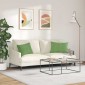 vidaXL Μαξιλάρι Καναπέ 2 pcs Ανοιχτό πράσινο 60 x 40 cm