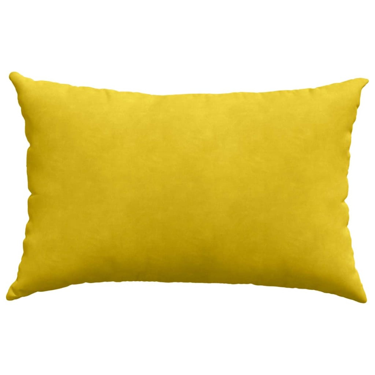 vidaXL Μαξιλάρι Καναπέ 2 pcs Κίτρινο 60 x 40 cm Υφασμάτινο Κορντουρά