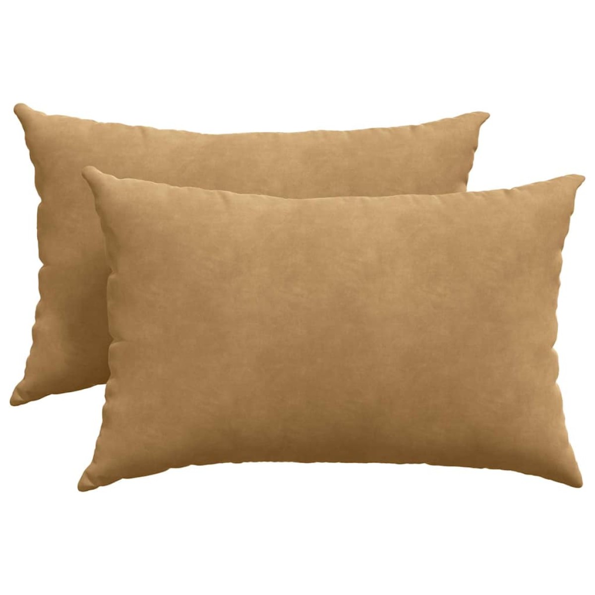 vidaXL Μαξιλάρι Καναπέ 2 pcs Καφέ 60 x 40 cm Υφασμάτινο Κορντουρά