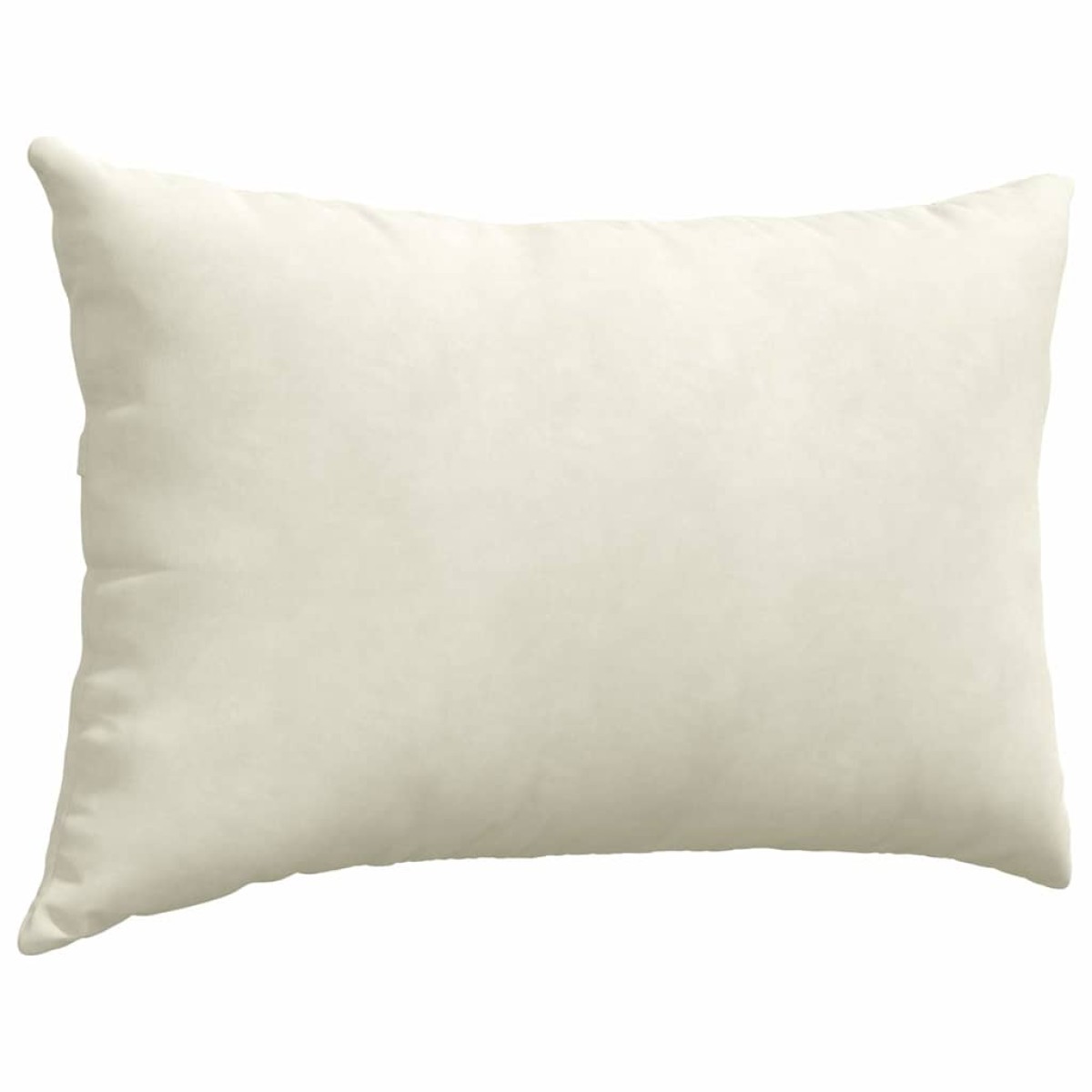 vidaXL Μαξιλάρι Καναπέ 2 pcs Κρεμ 60 x 40 cm Υφασμάτινο Κορντουρά